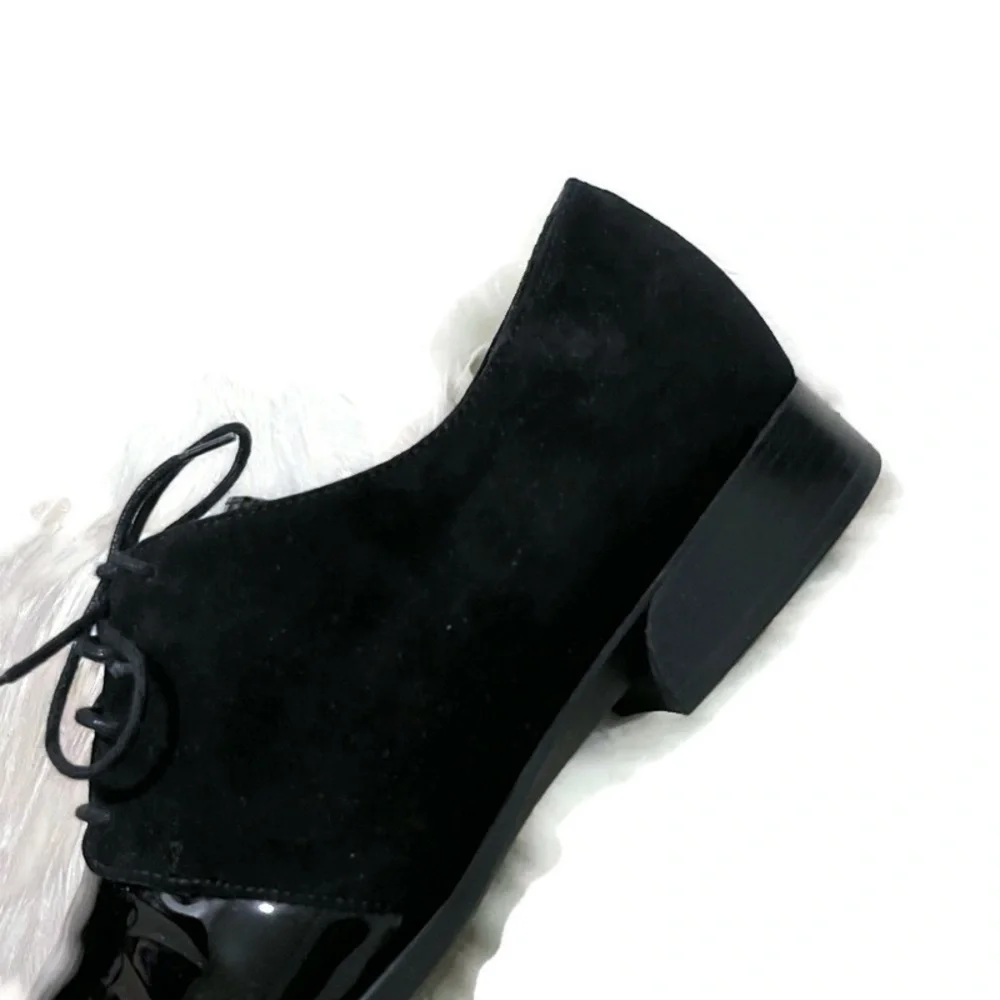 MUNRO MARKELLA BLACK DERBY OXFORD - Picture 6 of 11